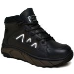 Bota De Couro Thunder Preta C.a 48.011