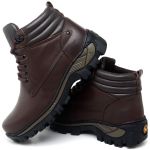 Bota De Couro Work Café C.a 48.011