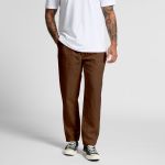 Calça De Linho Masculina Marrom