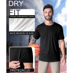 Camiseta Dry Fit Masculina Chumbo