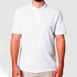 Camiseta Gola Polo Masculina Branca