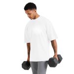 Camiseta Oversized Algodão Masculina Branca