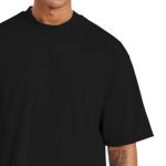 Camiseta Oversized Algodão Masculina Preta