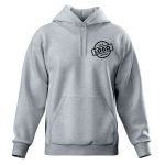 Blusa De Moletom Canguru e Capuz Cinza Personalizado