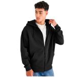 Jaqueta De Moletom Com Ziper Preta Masculina