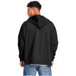 Jaqueta De Moletom Com Ziper Preta Masculina