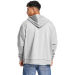 Jaqueta De Moletom Com Ziper Cinza Masculina