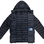 Jaqueta Puffer Bobojaco Masculina Preto Plus Size