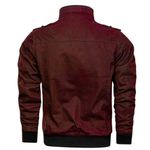 Jaqueta De Sarja Forrada Masculina Vinho