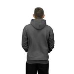 Blusa De Moletom Canguru e Capuz Chumbo