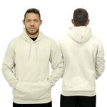 Blusa De Moletom Canguru e Capuz Off White