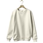 Moletom Gola Careca Sem Touca Moletinho Off White