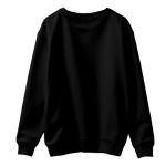 Moletom Gola Careca Sem Touca Moletinho Preto