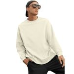 Moletom Gola Careca Sem Touca Moletinho Off White