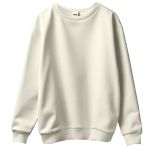 Moletom Gola Careca Sem Touca Moletinho Off White