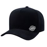 Boné Preto Personalizado Aba Curva 5 Painéis