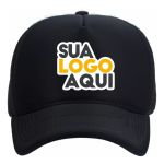 Boné Preto Telinha Personalizado Snapback