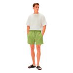 Bermuda Linho Premiun Masculina Verde Abacate