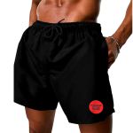 Short Tactel Com Elastano Masculino Preto Personalizado