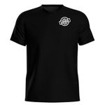 Camiseta Plus Size Preta Personalizada 100% Algodão Fio 30.1 Premium