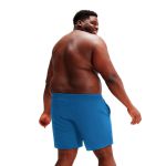 Short Tactel Liso Masculino Plus Size Azul Bebe