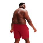 Short Tactel Liso Masculino Plus Size Vermelho