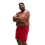 Short Tactel Liso Masculino Plus Size Vermelho