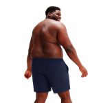 Short Tactel Liso Masculino Plus Size Azul Marinho