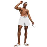 Short Tactel Liso Elastano Masculino Branco