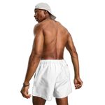 Short Tactel Liso Elastano Masculino Branco