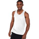 Camiseta Regata De Algodão Masculina Branca