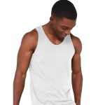 Camiseta Regata De Algodão Masculina Branca