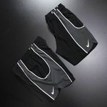 BERMUDA ELASTANO - PRETO C/ CHUMBO