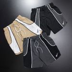 BERMUDA ELASTANO - CHUMBO C/ PRETO