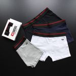 SuperLuxo 12 Cuecas em 3 Cores + 4 Caixas Grátis | M, G, GG 