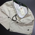 SHORT PREMIUM COM FORRO INTERNO - Bege