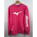 Moletom S/ Capuz Mizuno Rosa 