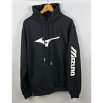 Moletom C/Capuz Mizuno preta Copia