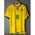 Camisa Retrô Brasil Home 2006 Ronaldinho Gaúcho N°10 (NACIONAL PREMIUM) 