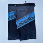 Bermuda Surf Quiksilver Preta/Azul/Branco 