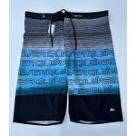 Bermuda Surf Quiksilver Preta/Azul/Cinza 