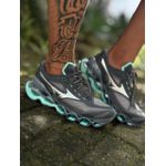 Tênis Mizuno Wave Prophecy 15 Cinza/Ciano