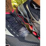Tênis Mizuno Wave Prophecy 15 Azul Marino/Vermelho