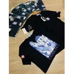 Camisa Malha Chinesa CasaBlanca Preta