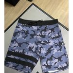 Bermuda Phantom hurley Camuflada Cinza/preto fosco