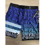 Bermuda Phantom hurley Roxa/Azul Com Escrita grande 