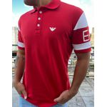 Camisa Polo Empori Armaini vermelha