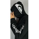Moletom C/Capuz Quiksilver preto basico