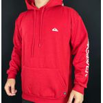 Moletom C/Capuz Quiksilver vermelho basico Copia