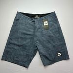 Bermuda Walker quiksilver simbolo azul com flores
